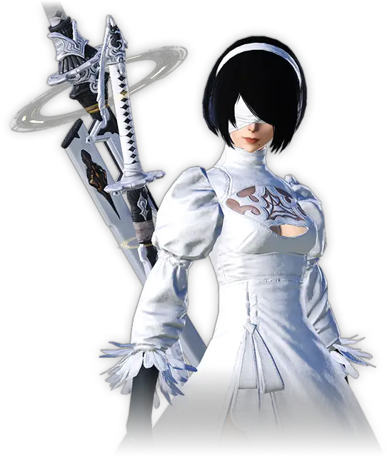  Final Fantasy Xiv Shadowbringers Yorha Dark Apocalypse Final Fantasy Xiv 2p Png Nier Automata Logo Png