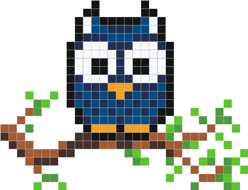  Night Owl Pixel Art Owl Png Night Owl Icon