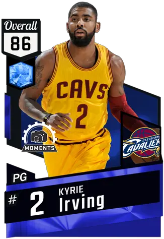  Kyrie Irving Myteam Sapphire Kevin Durant Basketball Card Png Kyrie Png