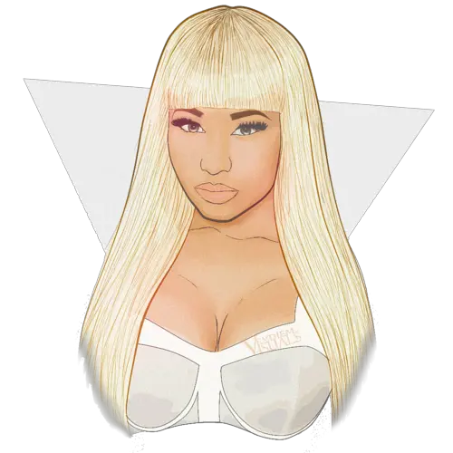  Nicki Minaj Cartoon Drawing Girl Png Nicki Minaj Png