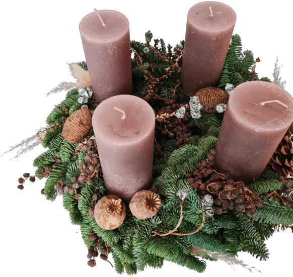  Advent Wreath No14 Dolls Flowers Advent Png Advent Wreath Png