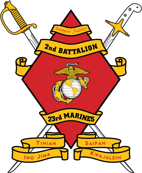  2nd Battalion 23rd Marine Regiment Usmcr Logo Download Png Us Marines Icon