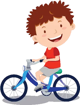  Learning To Ride A Bike Clipart Png Cycling Clipart Little Boy Png