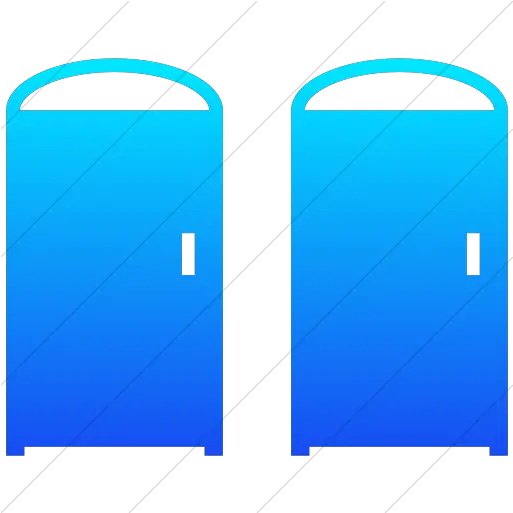  Iconsetc Simple Ios Blue Gradient Ocha Humanitarians Wash Vertical Png Porta Potty Icon