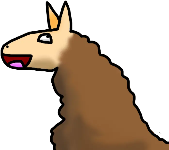  Transparent Cartoon Llama Drawing Png Llama Drawing Transparent Llama Transparent