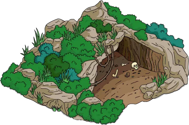  Cave Png Pic Simpsons Tapped Out Forest Cave Png