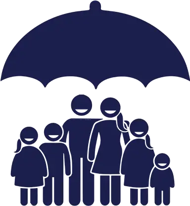  Family Standing Under Umbrella Icon Family Png Transparent Sharing Family Png Icon