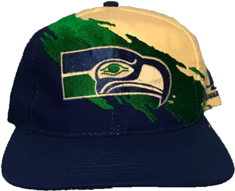  Logo Athletic Splash Vintage Seattle Seahawks Snapback Png