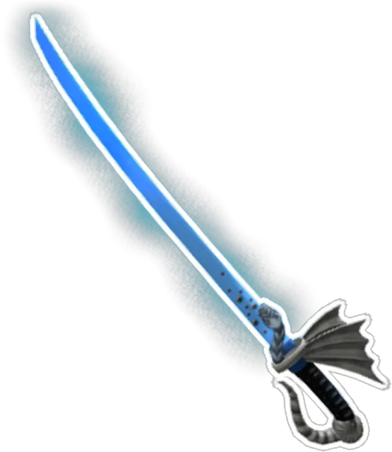  True Blue Dragon Katana True Blue Dragon Katana Rpg Simulator Png Katana Png