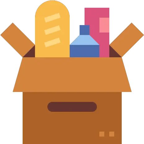  Food Donation Free Food And Restaurant Icons Cardboard Packaging Png Food Box Icon