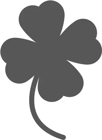  Good Luck Clover Flower Transparent Png U0026 Svg Vector File Flower Shilouete Png Shamrock Clipart Png