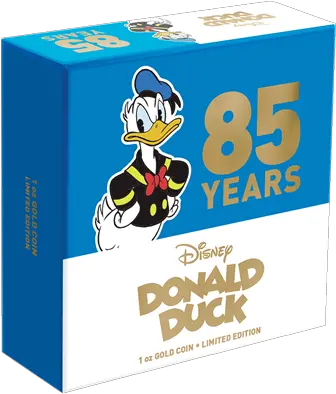  Donald Duck 85th Anniversary 1 Oz Emkcom Cartoon Png Donald Duck Png