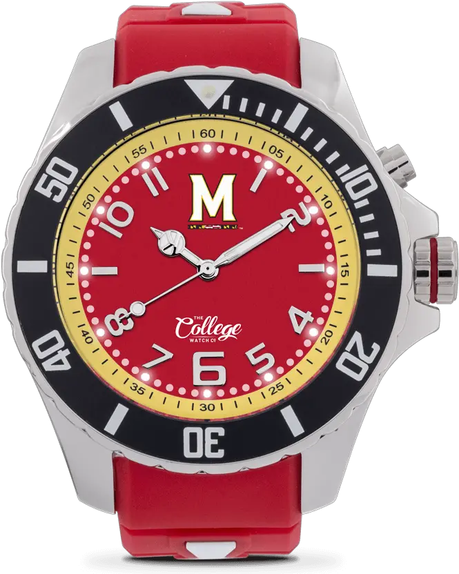  Maryland Terrapins College Watch Hands Rolex Submariner Png Watch Hands Png