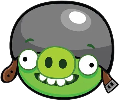  Angry Birds Pig Png Download Image Angry Birds Helmet Pig Angry Png