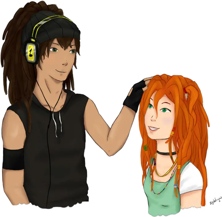  Library Dreads Png Transparent Cartoon Dreads Png