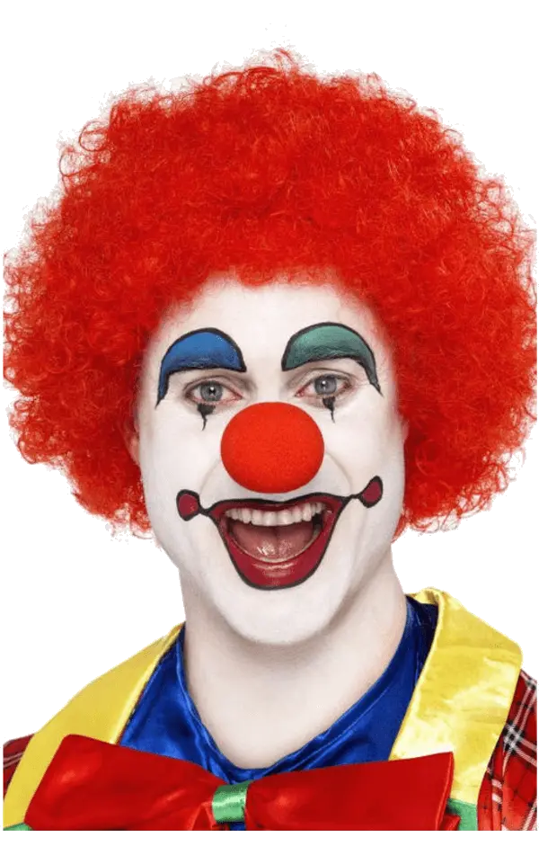  Download Clown With Blue Hair Red Clown Wig Png Clown Hair Png