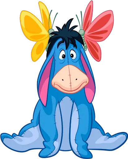  Vk Sticker 14 From Collection Eeyore Download For Free Eeyore Png Eeyore Png