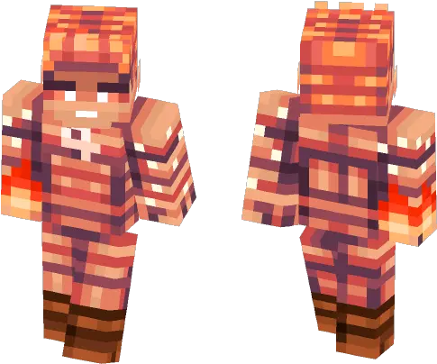  Download Human Torch Minecraft Skin For Free La Chilanguita Png Human Torch Png