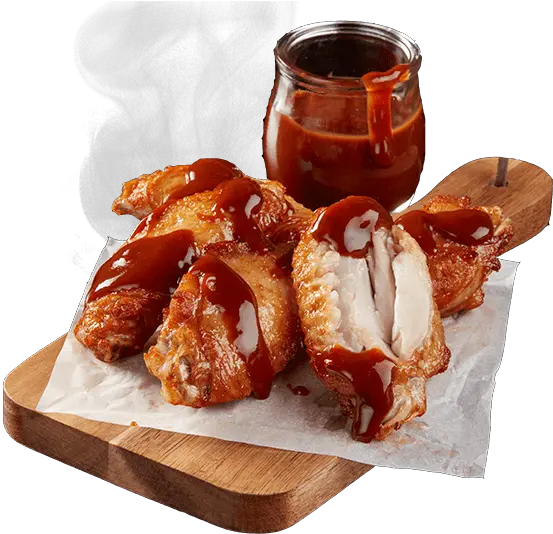  Menu Blazinu0027 Bbq Chicken Wings Buffalo Wing Full Size Lye Roll Png Chicken Wing Png