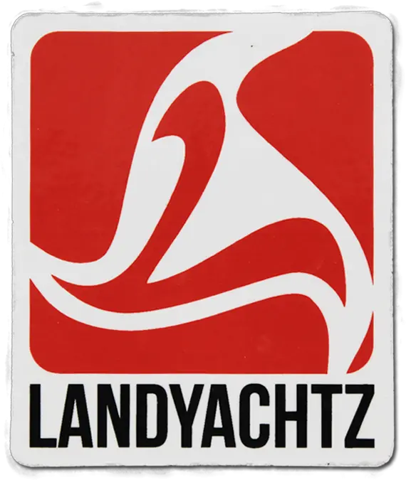  Landyachtz Red Sticker Dinghy Turbo Png Square Logo Png