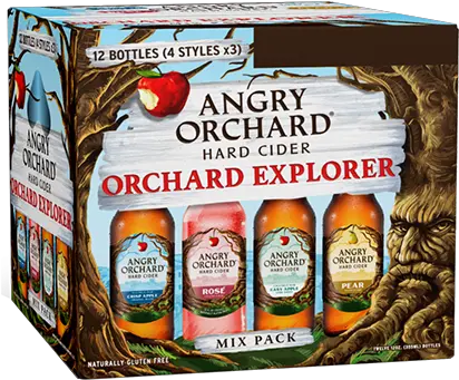  Angry Orchard Hard Cider Angry Orchard Variety 12 Pack Png Angry Orchard Logo