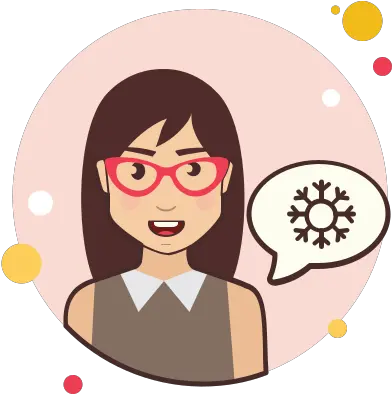  Snowflake Lady Icon Persona Con Signos De Interrogacion Png Snowflake App Icon