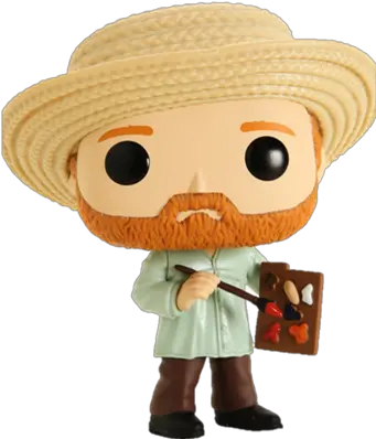  Covetly Funko Pop Other Vincent Van Gogh 3 Van Gogh Funko Png Straw Hat Icon