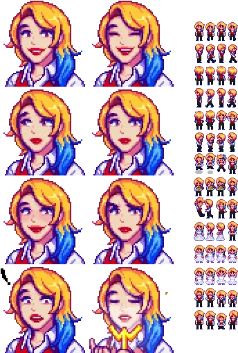  Emily Reimagined By Chisami Stardew Valley For Teen Png Stardew Valley Icon