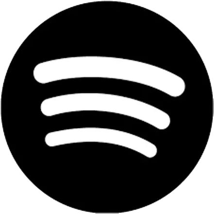  Aliin Soundtrack Transparent Black Spotify Icon Png Spotify Icon Transparent Background