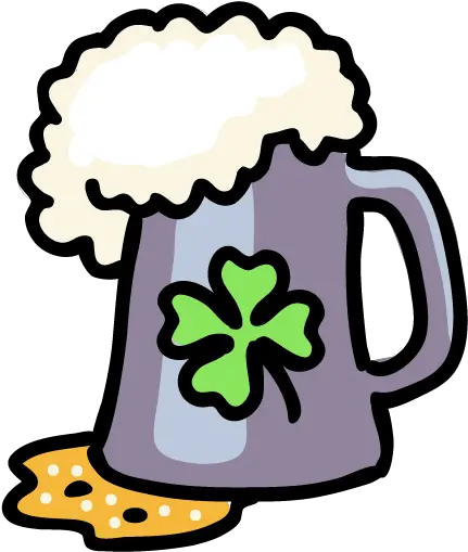  Beer 2 Icon Lucky Leprechaun Iconset Iconkacom Irish Beer Mug Clipart Black And White Png Beer Icon Png