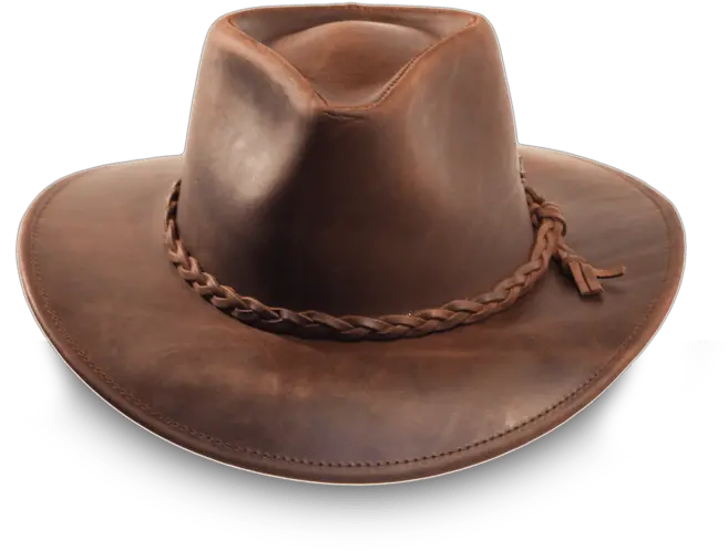  Sombrero Australiano Cuero Engrasado Cowboy Hat Png Sombrero Transparent