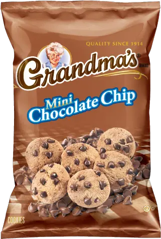  Grandmau0027s Mini Chocolate Chip Cookies Fritolay Grandma Chocolate Chip Cookies Png Chocolate Chip Cookie Png