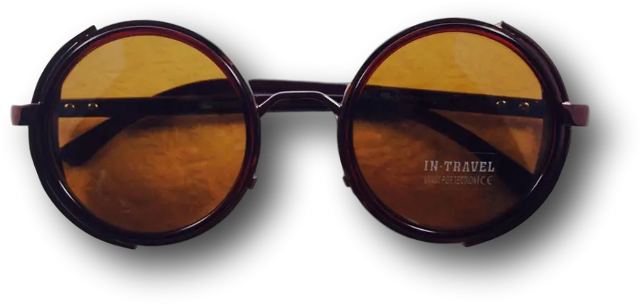  Steampunk Glasses Reflection Png Aviator Glasses Png