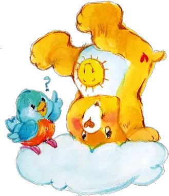  Care Bear Of The Month July Care Bears Full Size Png Funshine Bear Art Care Bear Png