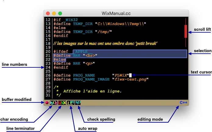  The Flwix Text Editor Screenshot Png Line Separator Png