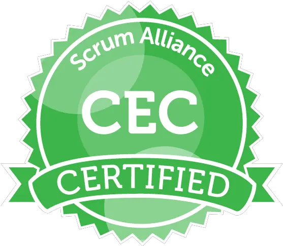  Scrum Alliance Certified Enterprise Coach Cec Certification Certified Scrum Product Owner Logo Png Certified Png