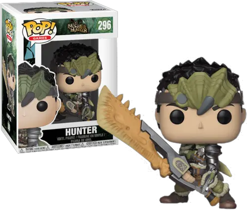  Monster Hunter Hunter Pop Vinyl Figure Funko Pop Monster Hunter Hunter Png Monster Hunter Png