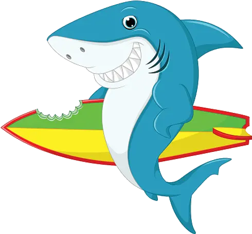  Funny Shark Aquatic Animals Clipart Shark Surfing Transparent Png Funny Transparent Images