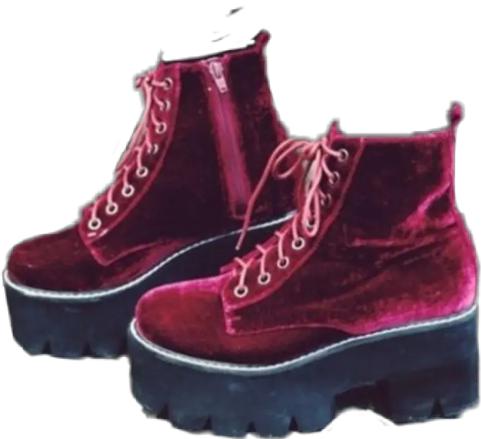  Shoes Aesthetic Red Boots Tumblr Work Boots Png Boots Png