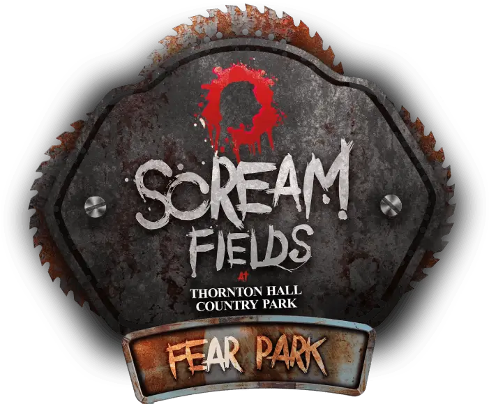  Scream Fields Fear Park Label Png Scream Logo