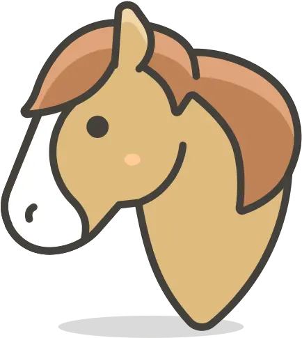  Animal Free Icon Of Another Emoji Cartoon Easy Cartoon Horse Face Png Horse Emoji Png