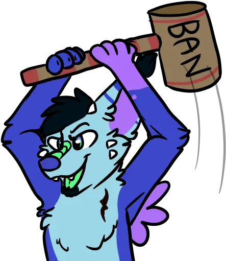  Fur Affinity Dot Ban Hammer Png Ban Hammer Png