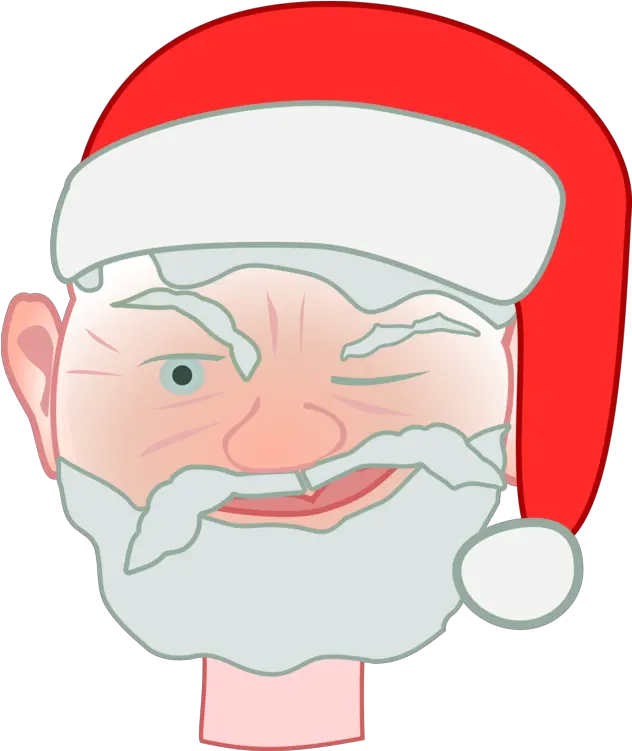  Artheadgearfacial Hair Png Clipart Royalty Free Svg Png Santa Claus Wink Png