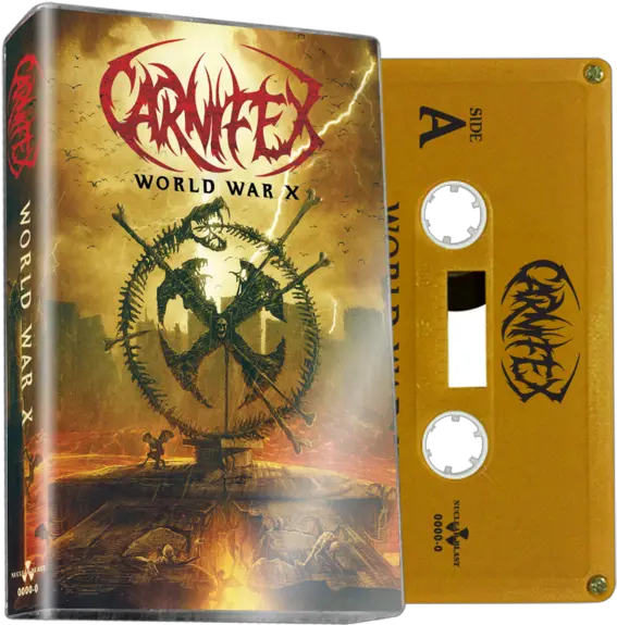  Carnifex World War X Brand New Cassette Tape Nuclear Blast Cassette Png Cassette Tape Png