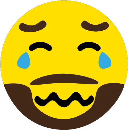  Beard Cry Emoji Face Sad Icon Sad Face Emoji With Beard Png Sad Face Emoji Png