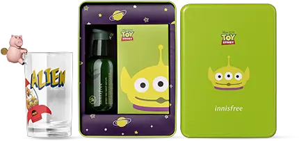  Innisfree X Toy Story Alien Box Innisfree Green Tea Seed Serum Toy Story Png Toy Story Aliens Png