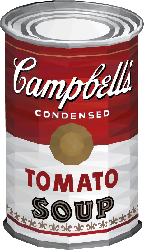  Diseño Geométrico De La Lata Sopas Campbellu0027s Por Lata De Sopa Png Campbells Soup Logo