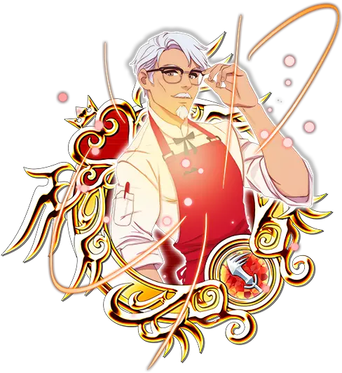  Youu0027ve Gotta See Kfcu0027s Incredibly Handsome Col Sandersso Kingdom Hearts The Boy In White Png Kfc Logo Transparent