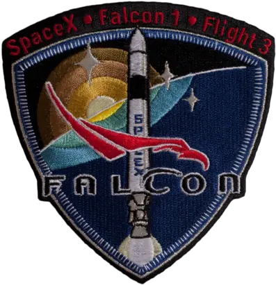  Download Spacex Mission Patch Falcon Flight Mission Patch Emblem Png Spacex Png