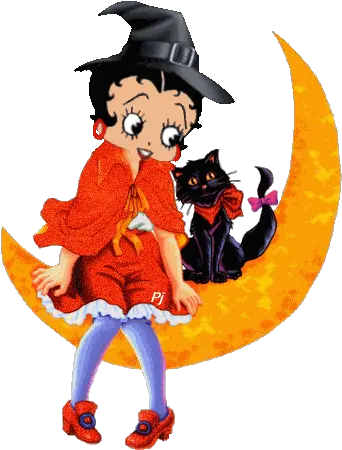  Betty Boop Thanksgiving Pictures Betty Boop Halloween Png Imágenes De Brujitas Buenas Betty Boop Png